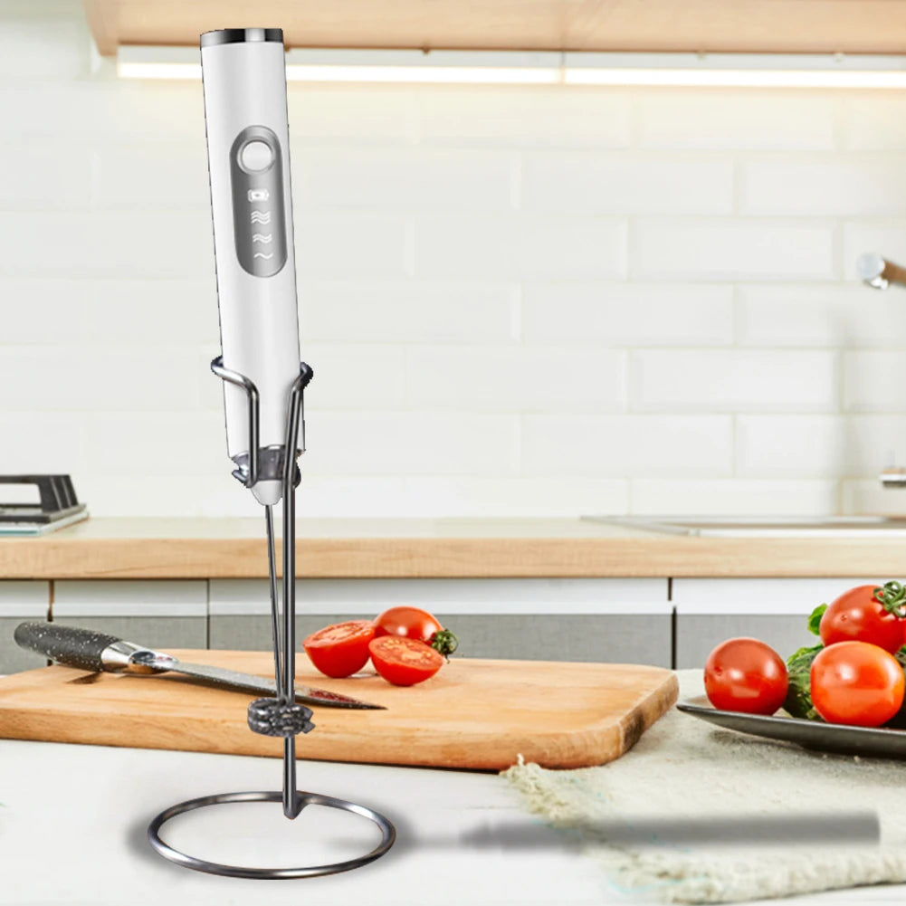Alloet Mini Electric Milk Frother And Whisk Mixer Tools