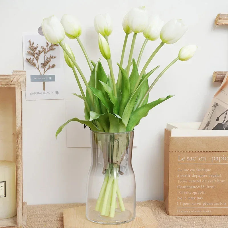 Zhejiang Silicone Real Touch Five Head Tulip Bouquet