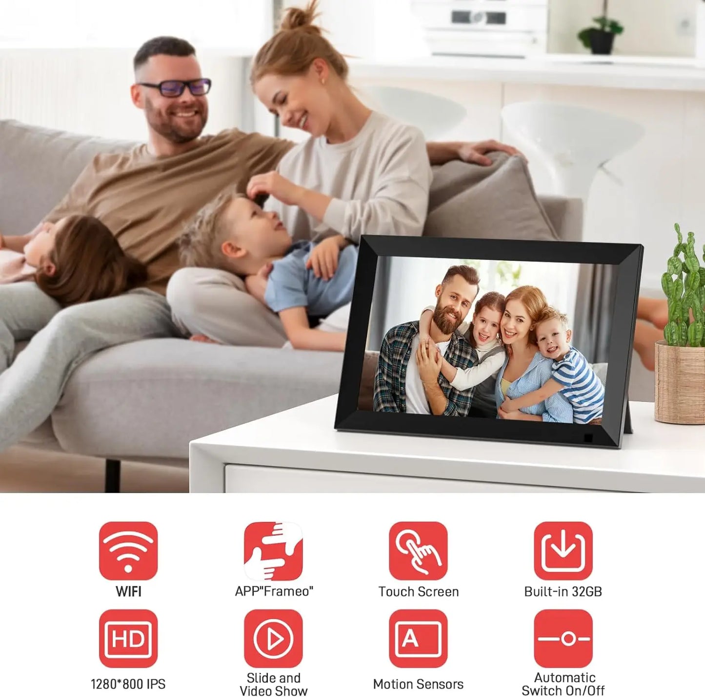 Breez Retail Therapy Frameo 32GB Smart WiFi Photo Frame