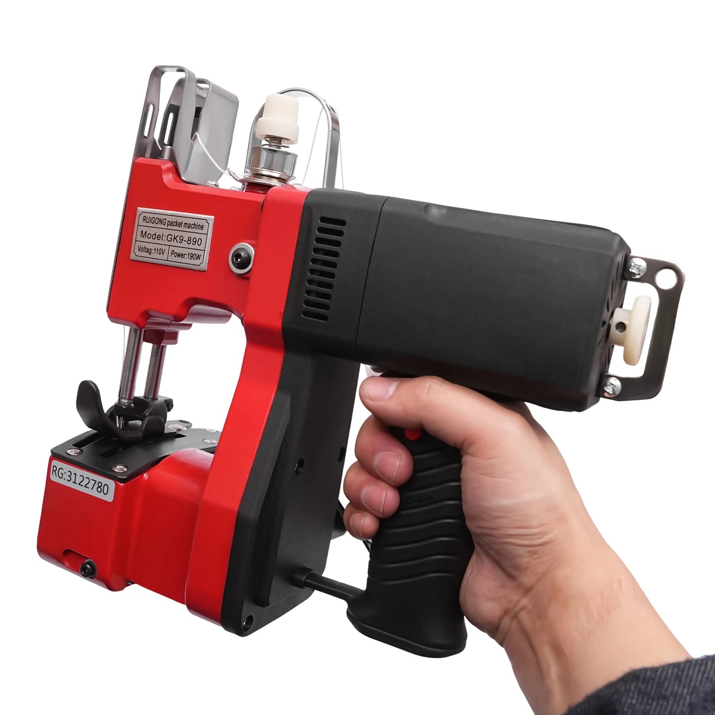 Hign Concerned Industrial Portable 110V Bag Closer Machine