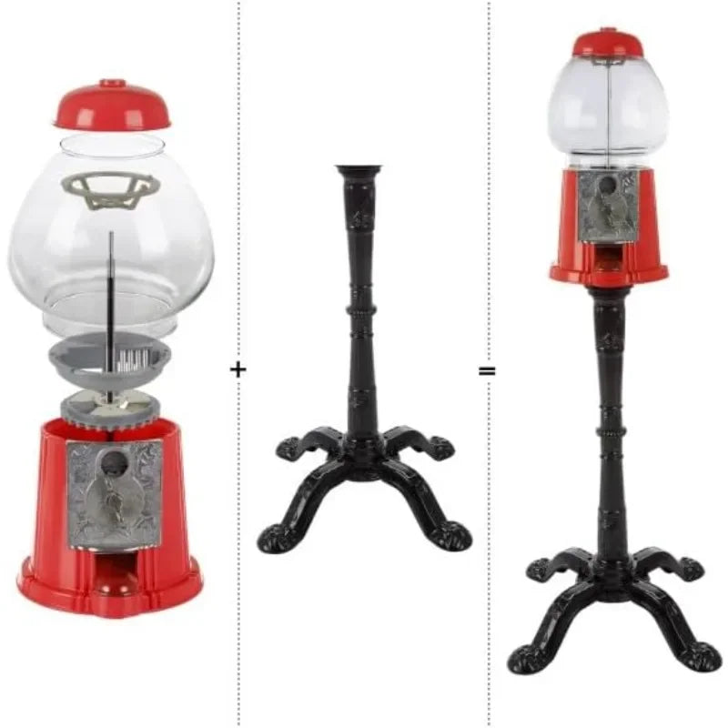 Great Northern Popcorn Gumball Machine With Stand And Bank