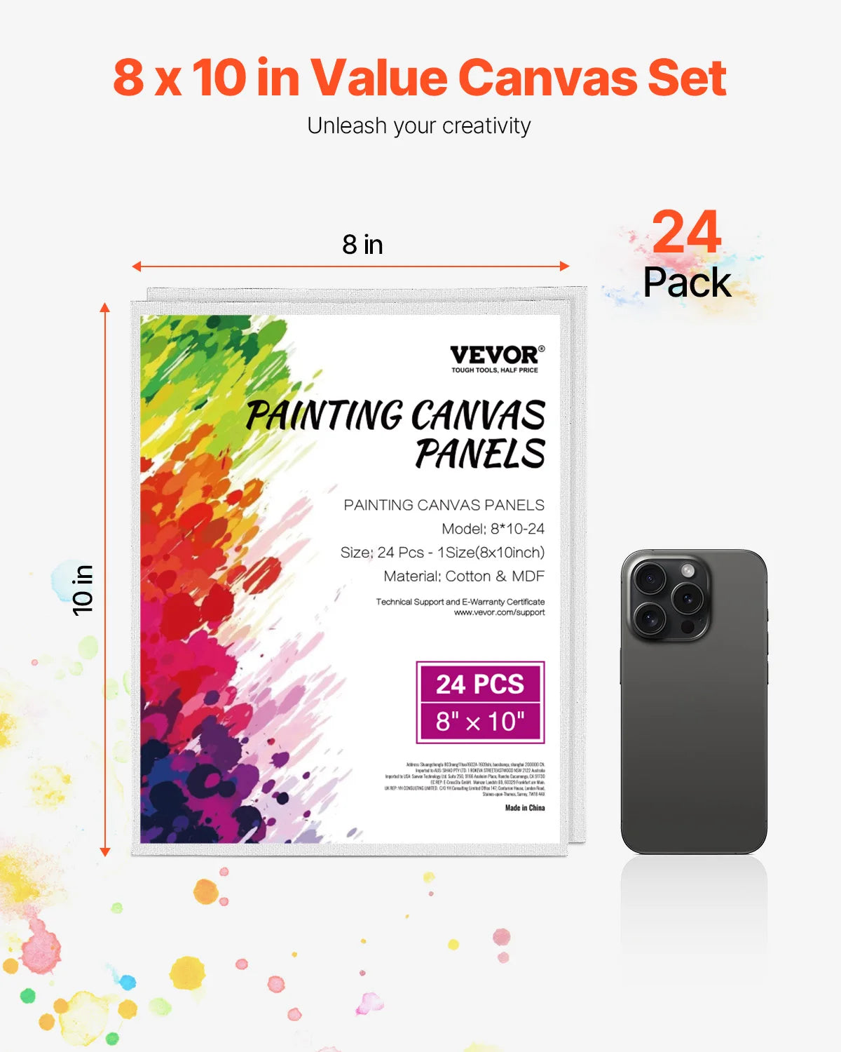 SucceBuy Canvas Boards Painting Canvases For Artists