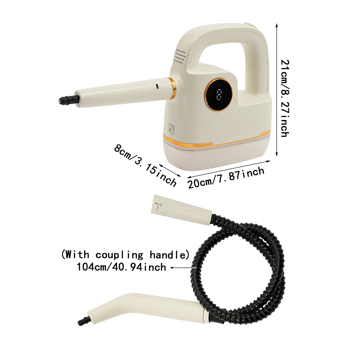 Bymaocar High Temperature Steam Cleaner Handheld Home Use