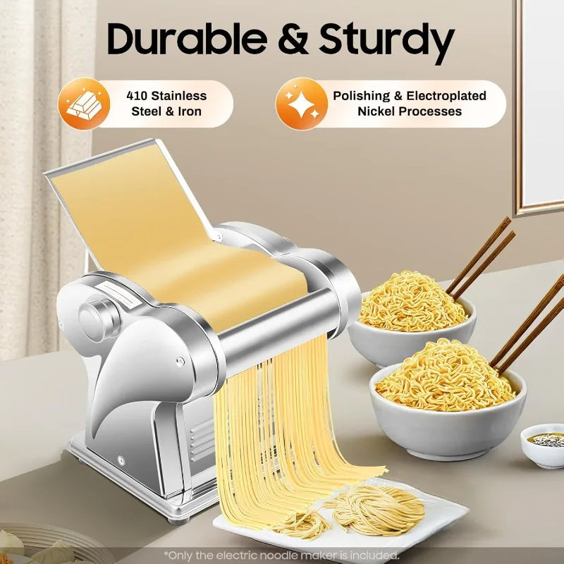 XMSJ Electric Dough Roller Sheeter 110V 135W Noodle Machine