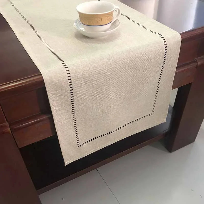 Magzasi Linen Table Runner For Dining And Wedding Decor