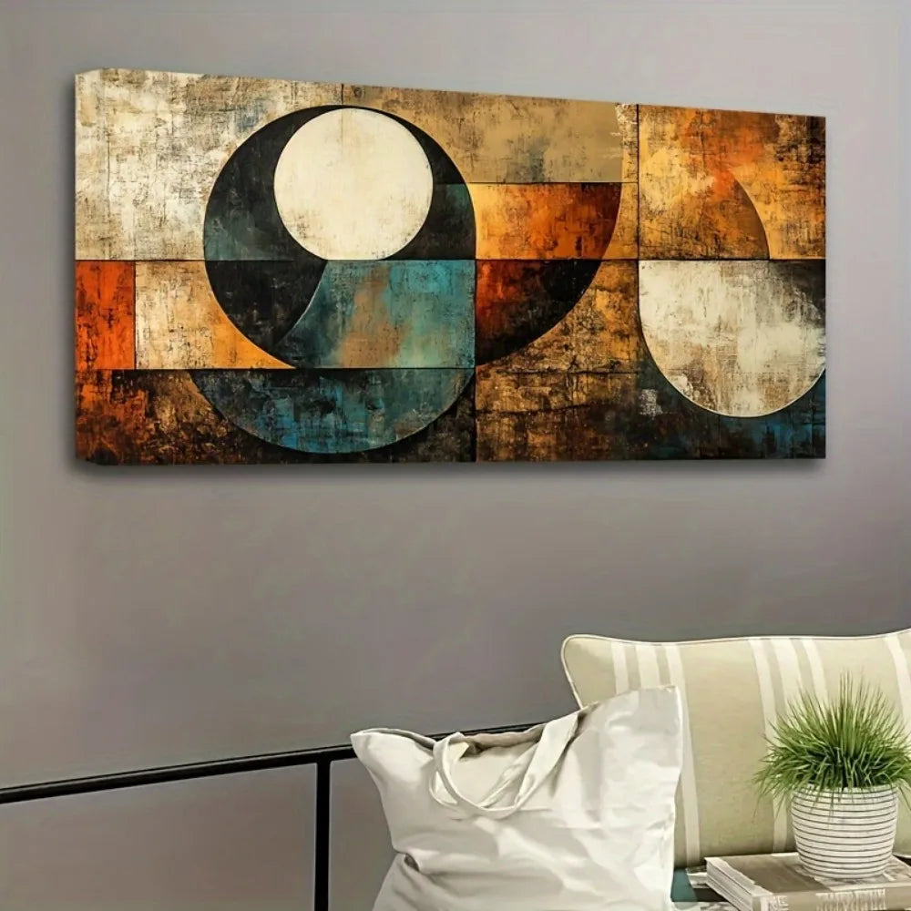 Hign-concerned Abstract Wall Art Framed Mural Living Room