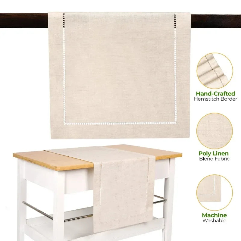 Magzasi Linen Table Runner For Dining And Wedding Decor