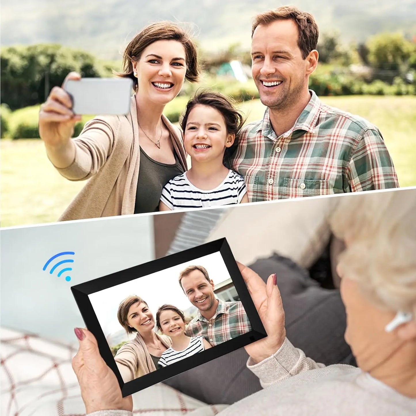 Breez Retail Therapy Frameo 32GB Smart WiFi Photo Frame