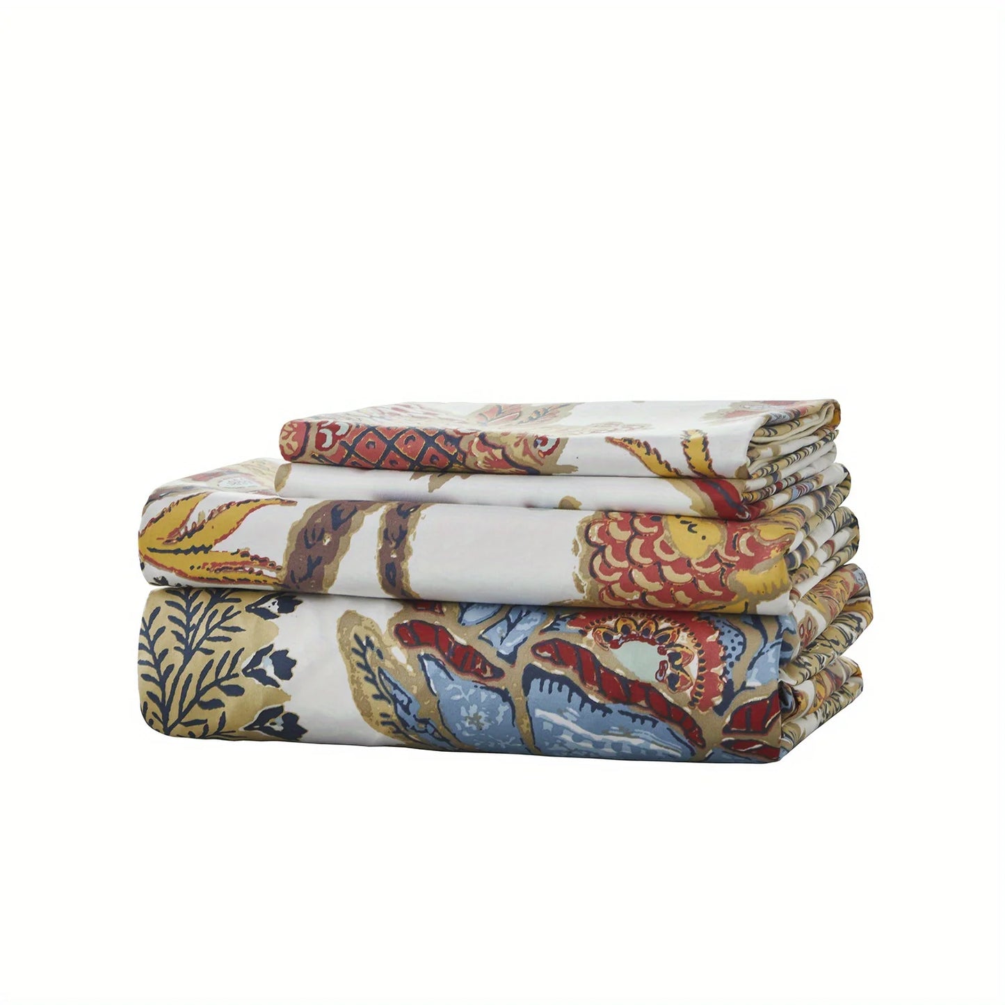 LISSTHERCN Egyptian Cotton Fitted Sheet Set Boho Bedding