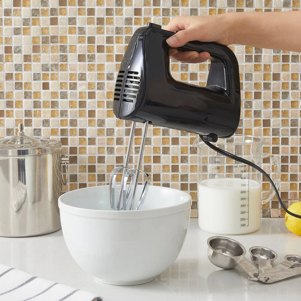 XMSJ Five Speed Corded Hand Mixer With Beaters And Comfort