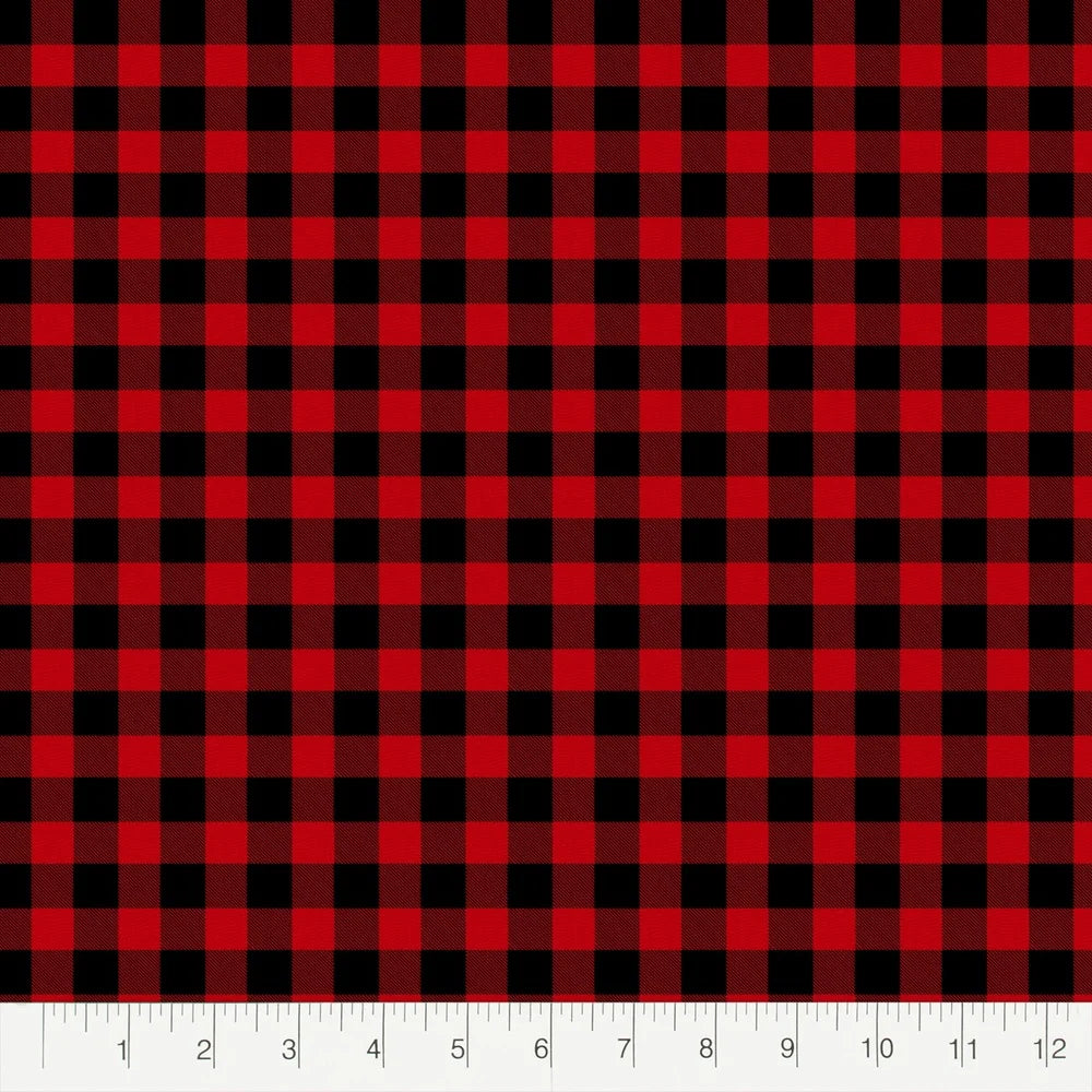 DUTRIEUX Cotton Flannel Precut Fabric Bundle 6 Pack Plaid