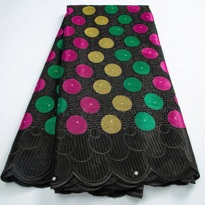 Breez Retail Therapy Nigerian Embroidered Lace Fabric Women