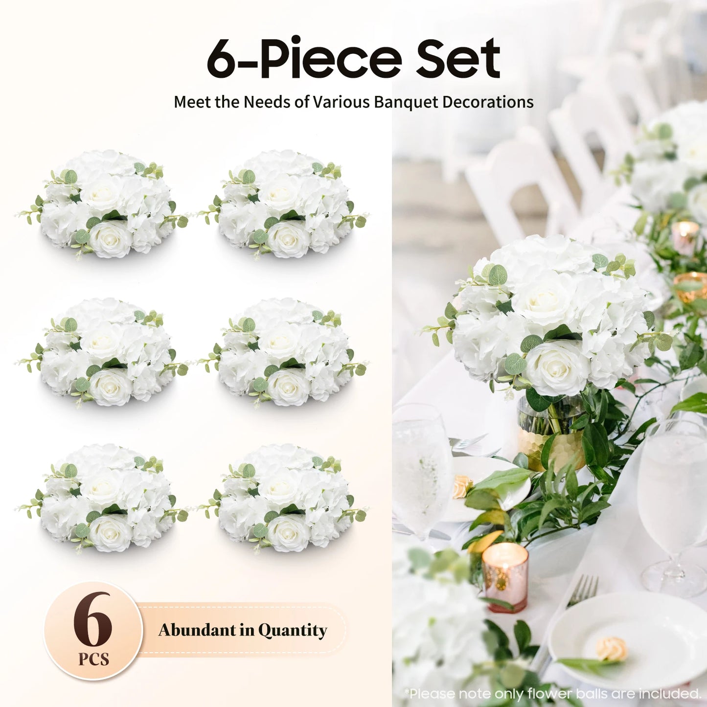 CN Sichuan Artificial Flower Balls Wedding Centerpiece