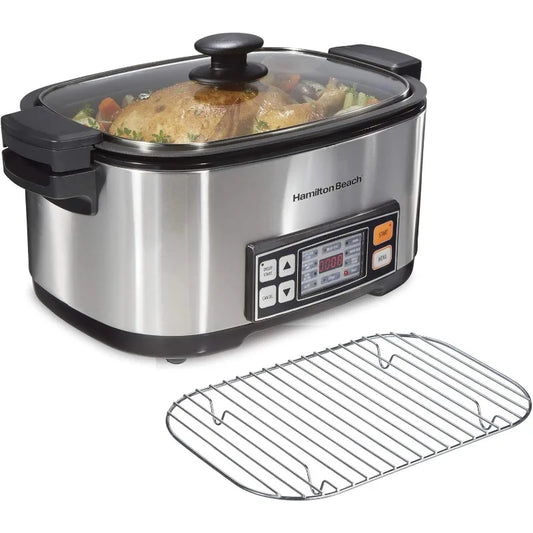 Hamilton Beach 9 In 1 Programmable Slow Cooker Sear