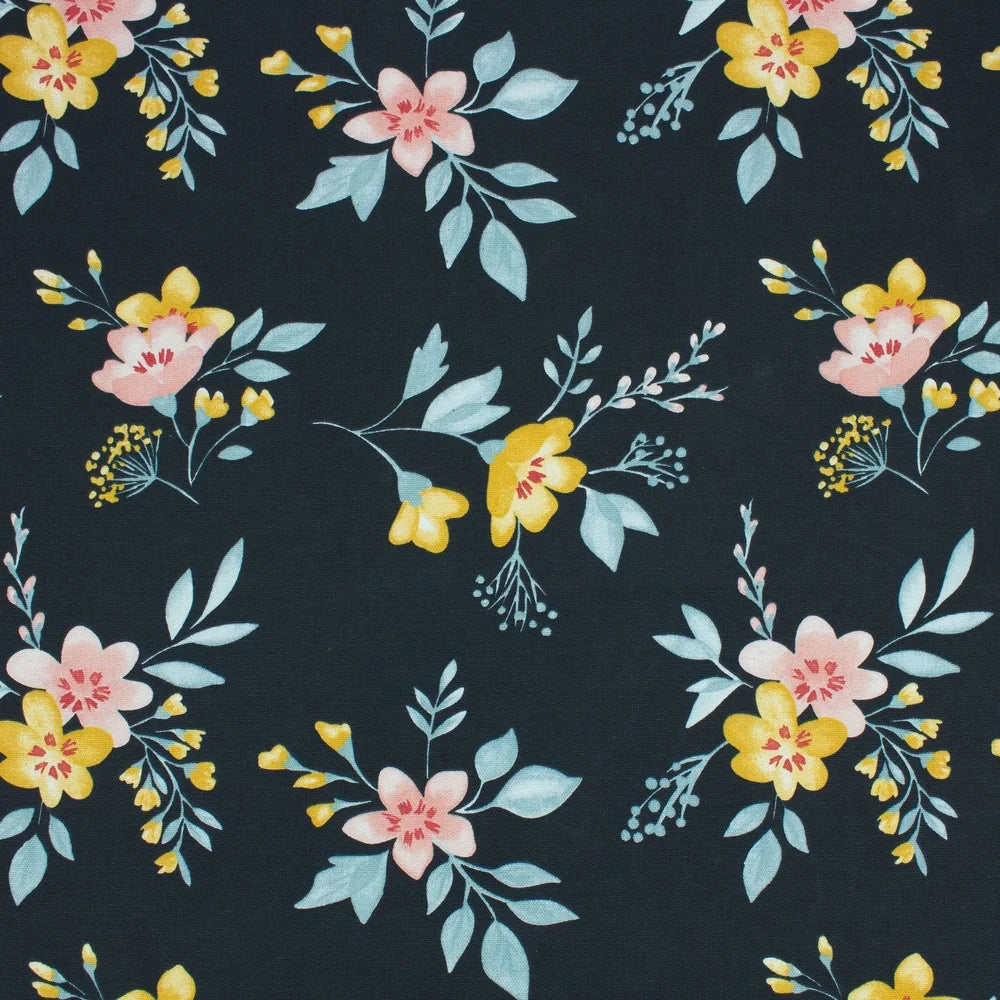 DUTRIEUX 100 Percent Cotton Floral Fabric for DIY Crafting