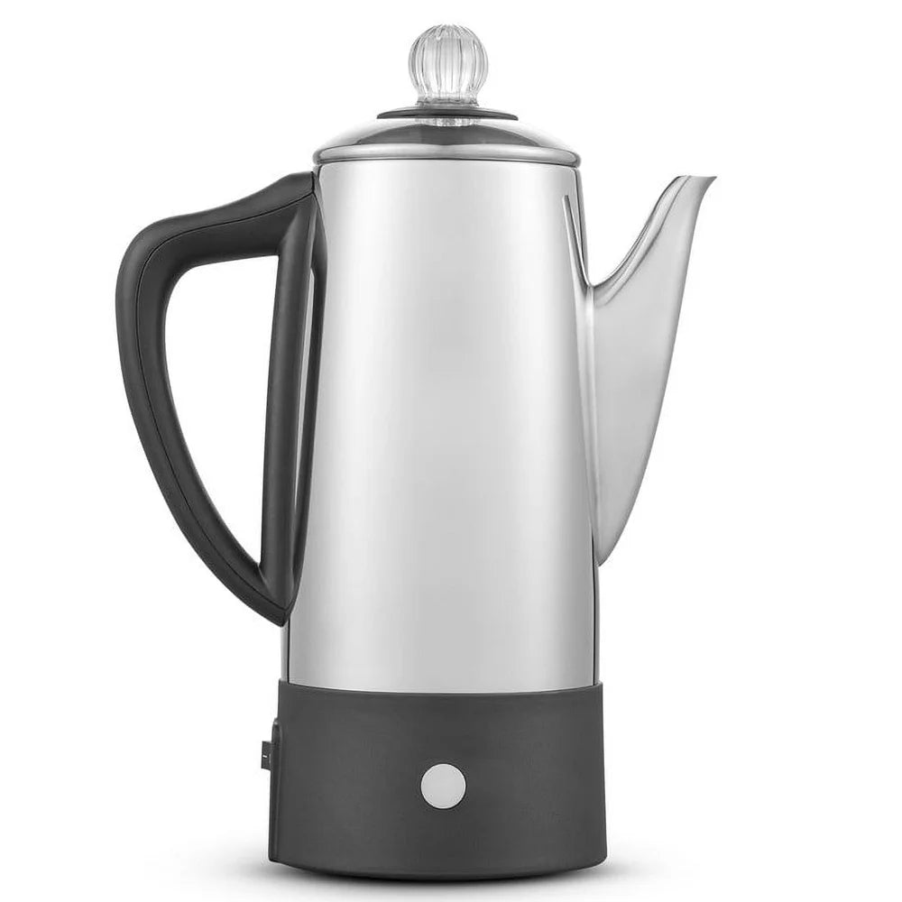 XMSJ Stainless Steel 6 Cup Automatic Coffee Percolator