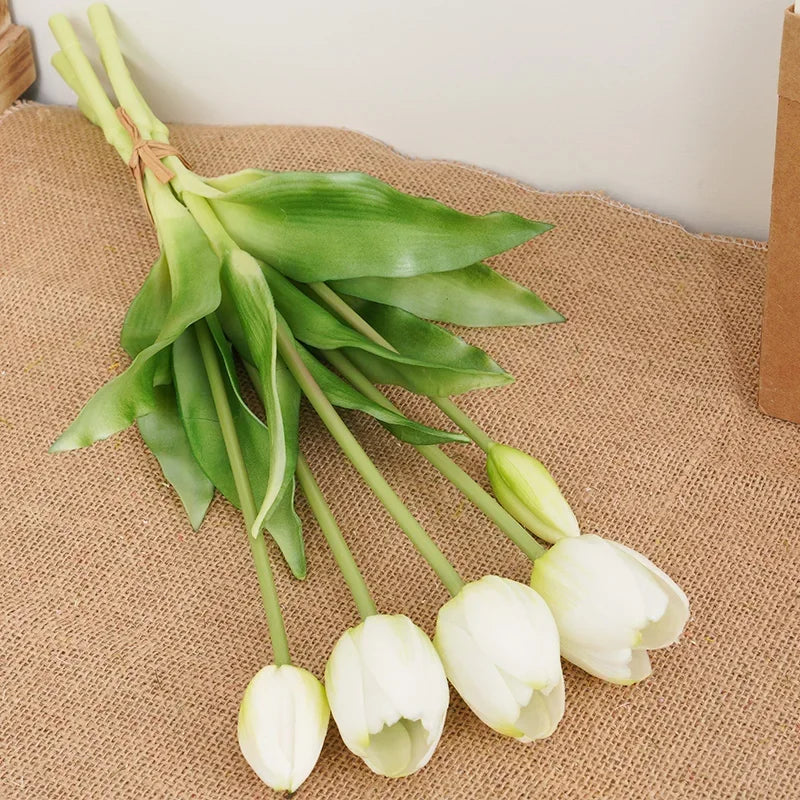 Zhejiang Silicone Real Touch Five Head Tulip Bouquet