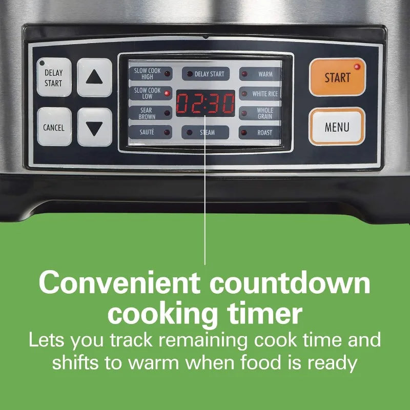Hamilton Beach 9 In 1 Programmable Slow Cooker Sear