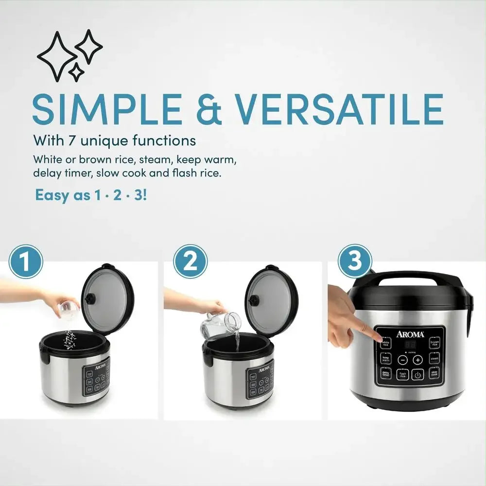 XMSJ 20 Cup Multi Cooker And Rice Cooker With Steamer