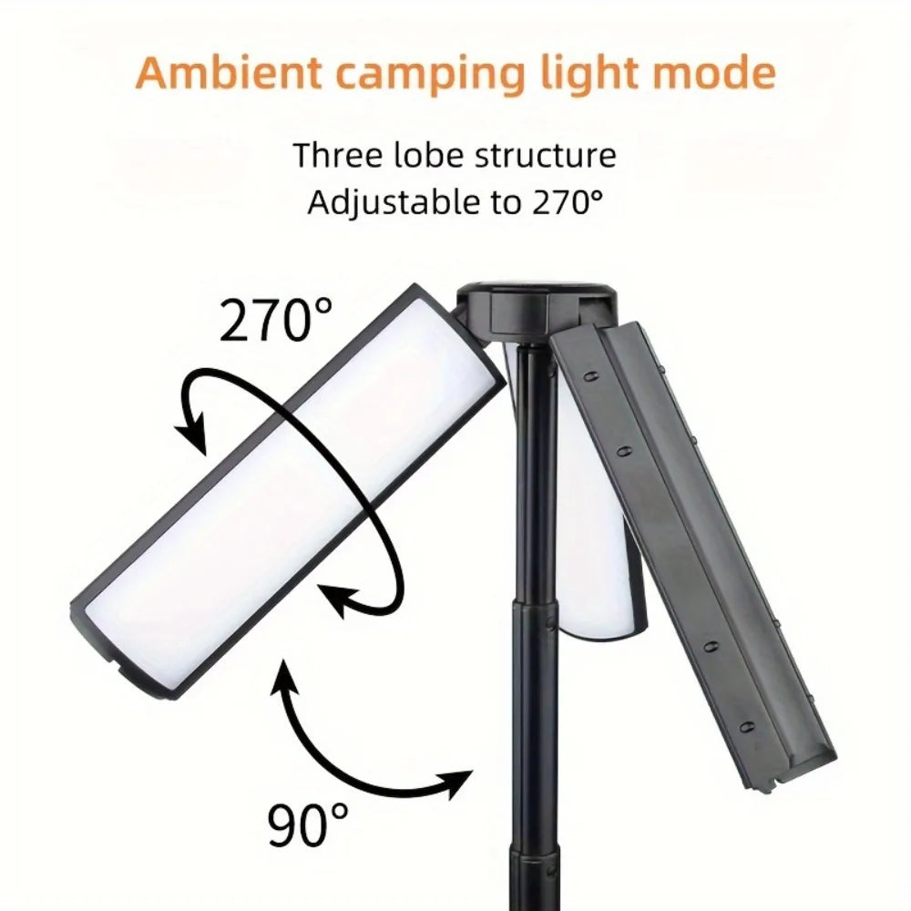 ShinLuxe Retractable Camping Light USB Rechargeable Lamp