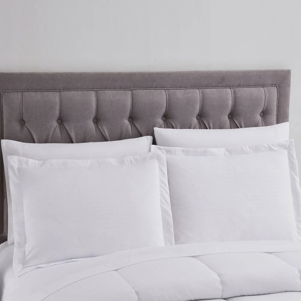 DUTRIEUX Hotel Dobby Stripe Bedding In A Bag 8 Piece Set
