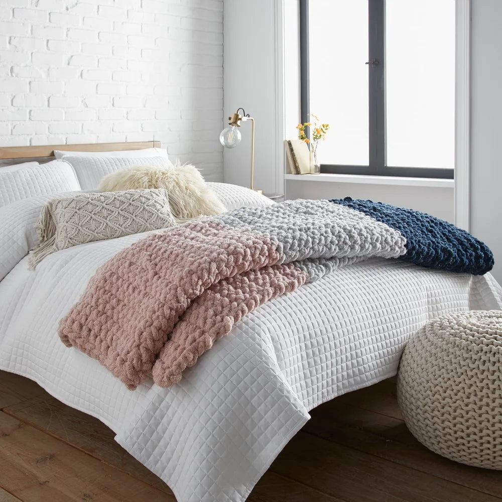 XMSJH Super Bulky Chenille Yarn Pack Of 4 Sparkle Polyester