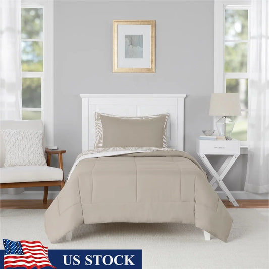 Dutrieux 5 Piece Reversible Comforter Set With Sheets