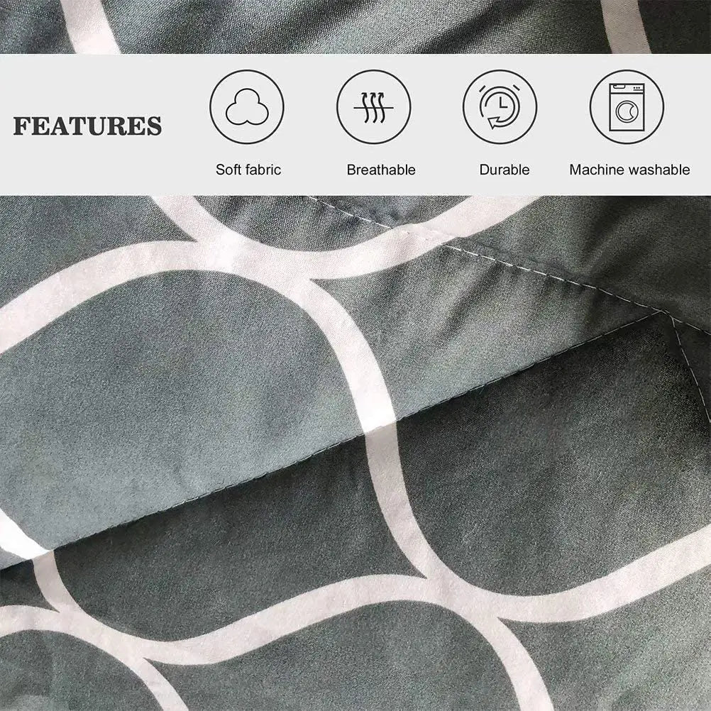 Breez Retail Therapy Geometric Polyester Comforter Set