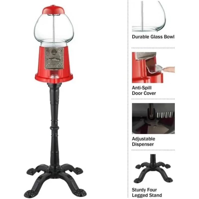 Great Northern Popcorn Gumball Machine With Stand And Bank