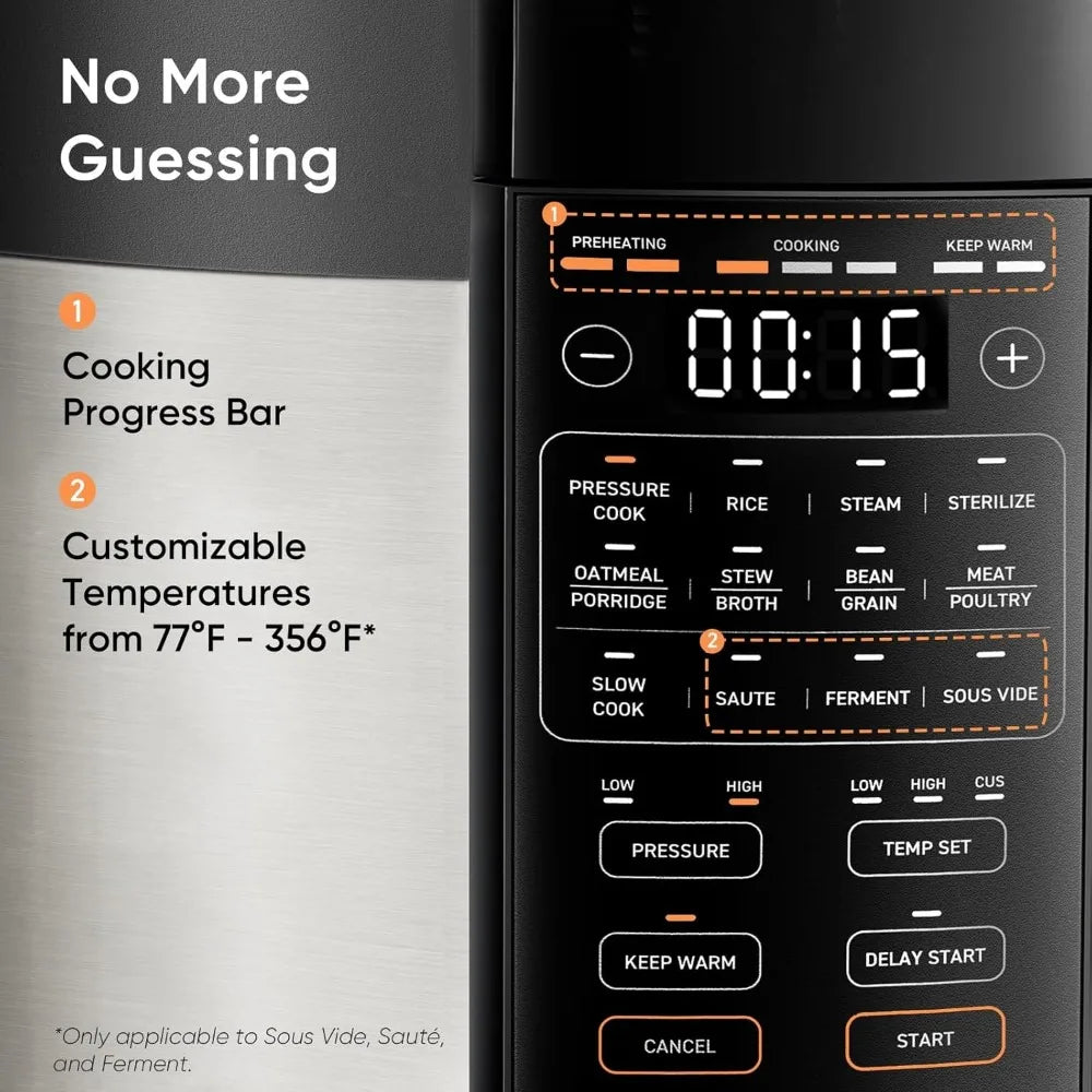 XMSJ Pressure Cooker Nine In One Instant Multi Kitchen