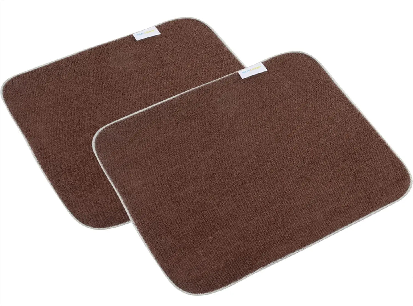SINLAND Microfiber Dish Drying Mat Ultra Absorbent 2 Pack