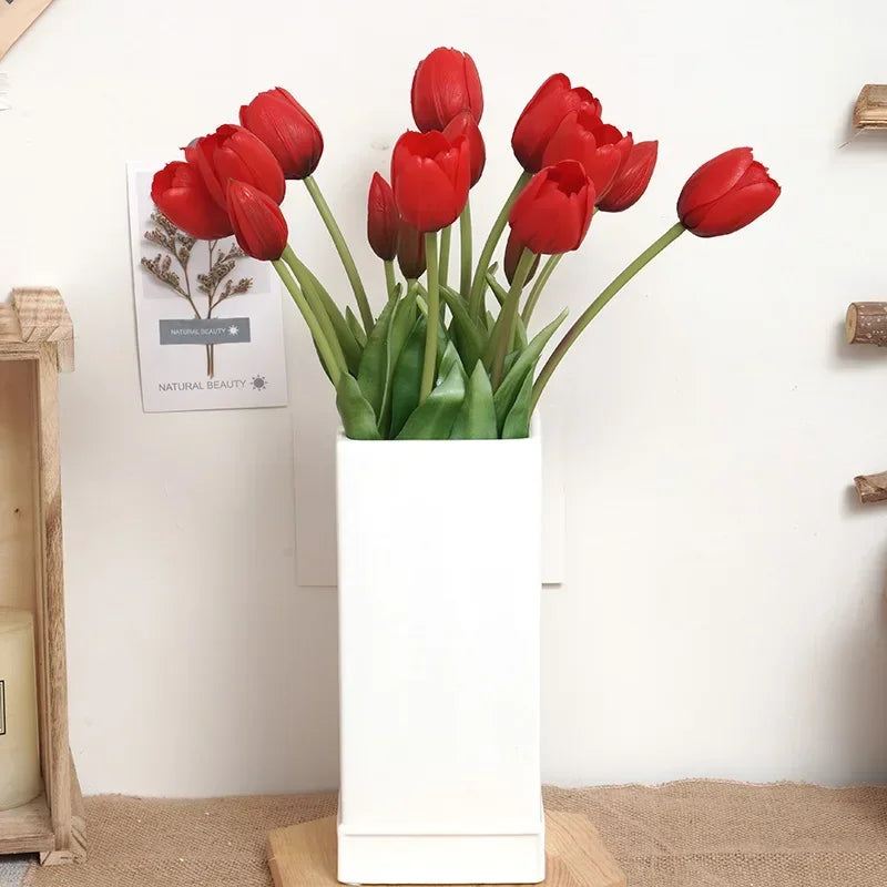 Zhejiang Silicone Real Touch Five Head Tulip Bouquet