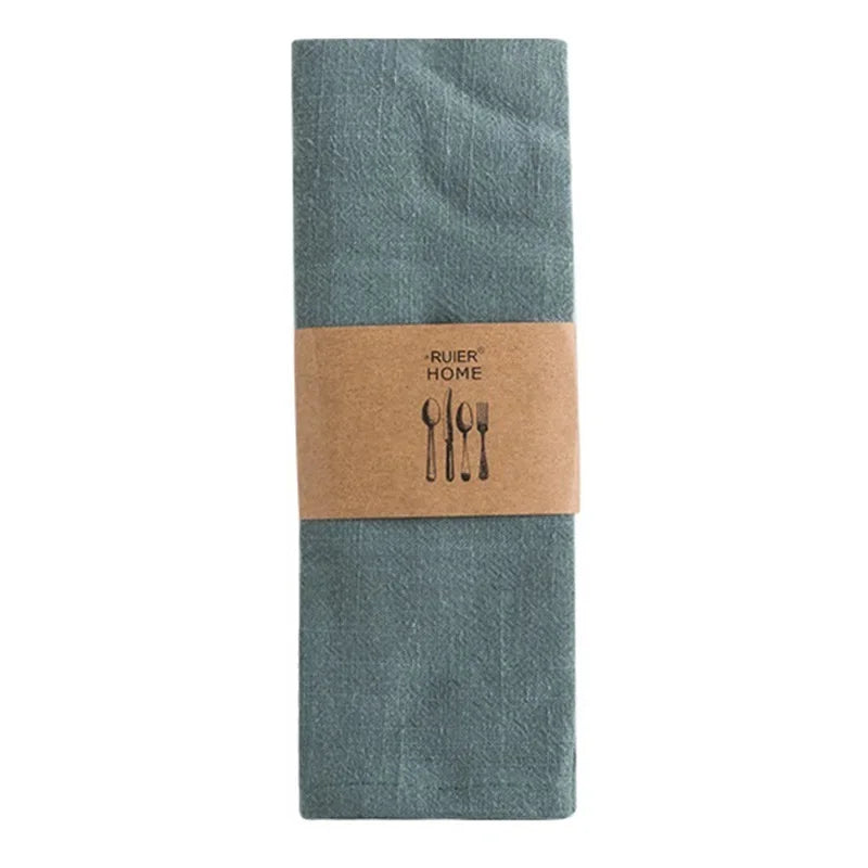 Guangdong Cotton Linen Table Napkins Tea Towels Absorbent