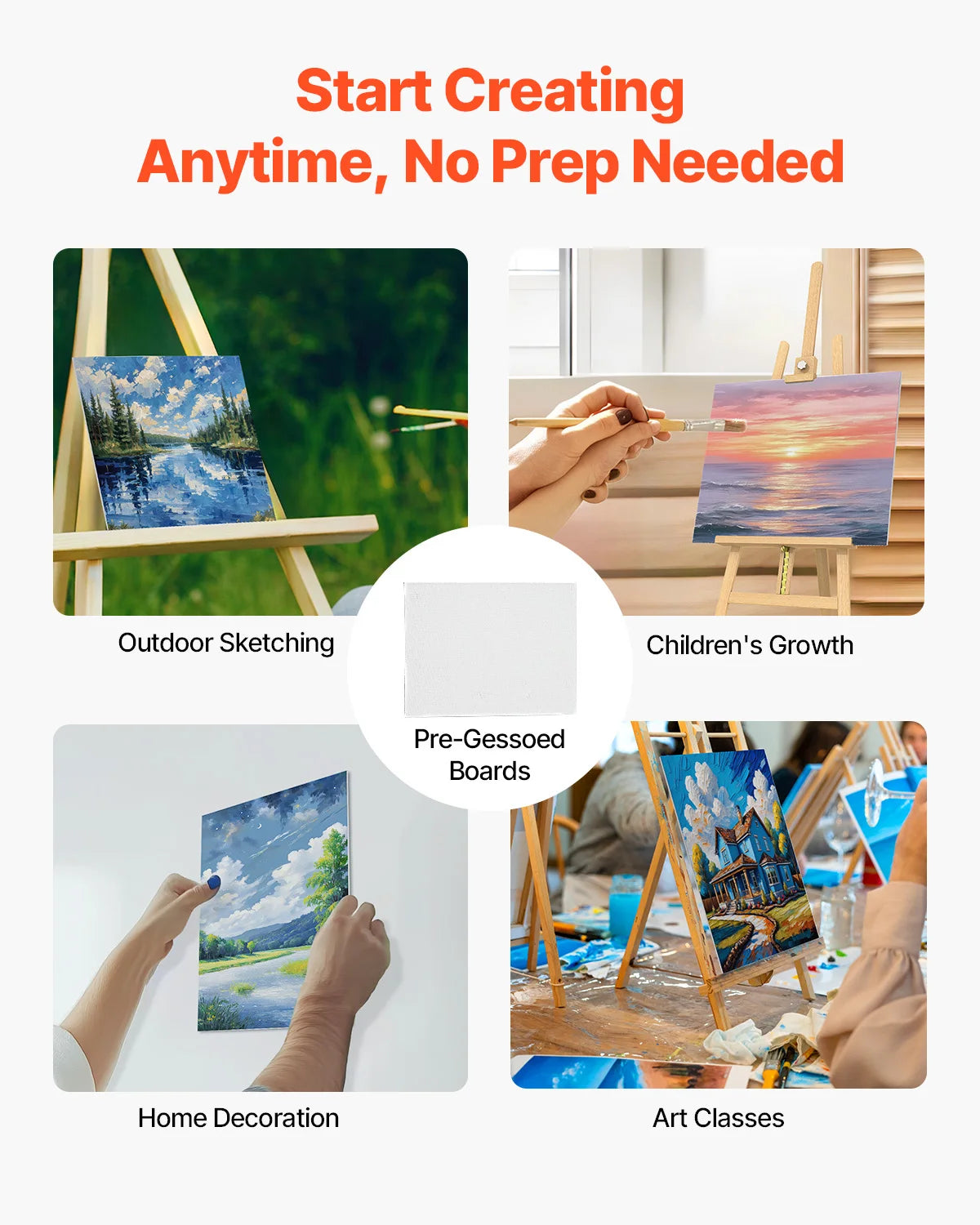 SucceBuy Canvas Boards Painting Canvases For Artists