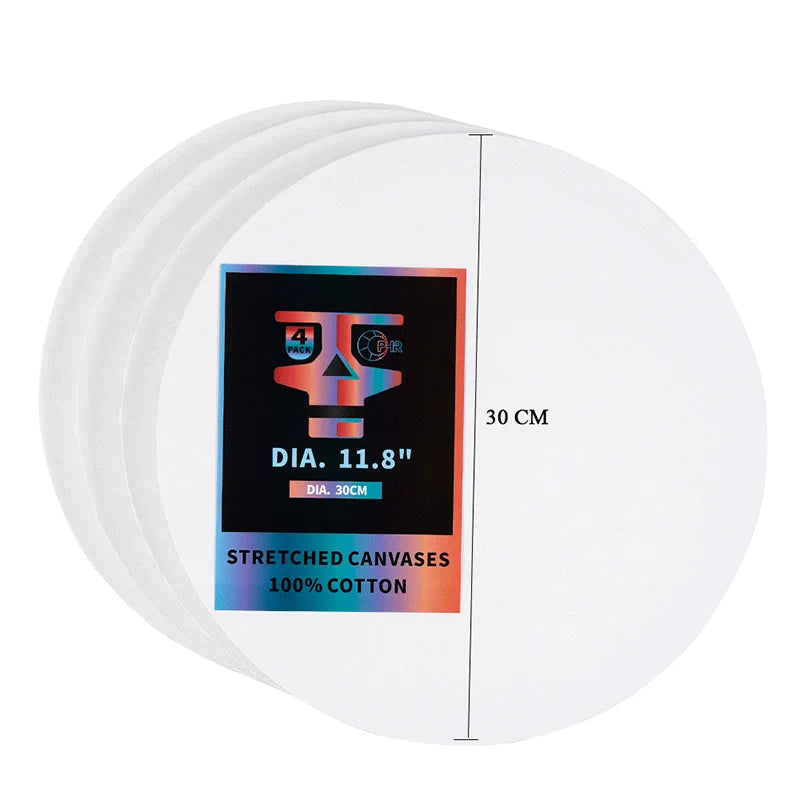 Ophir 4 Pack Cotton Canvas For Oil Acrylic Painting TA006