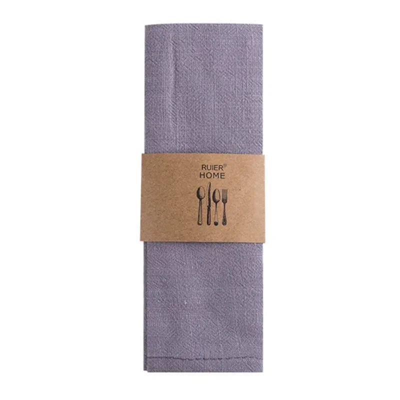 Guangdong Cotton Linen Table Napkins Tea Towels Absorbent