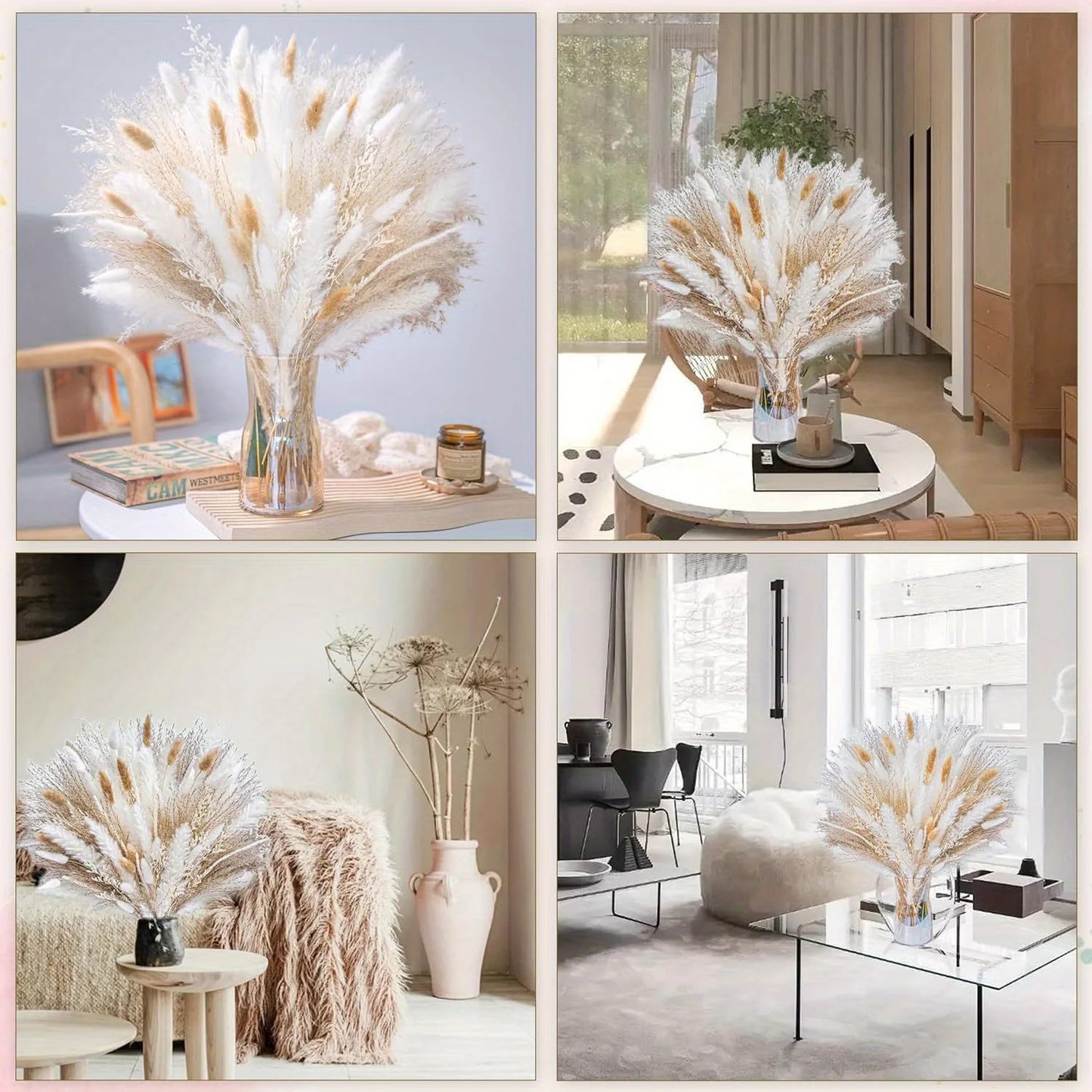 CN Zhejiang Pampas Grass Bouquet Natural Dried For Home Decor