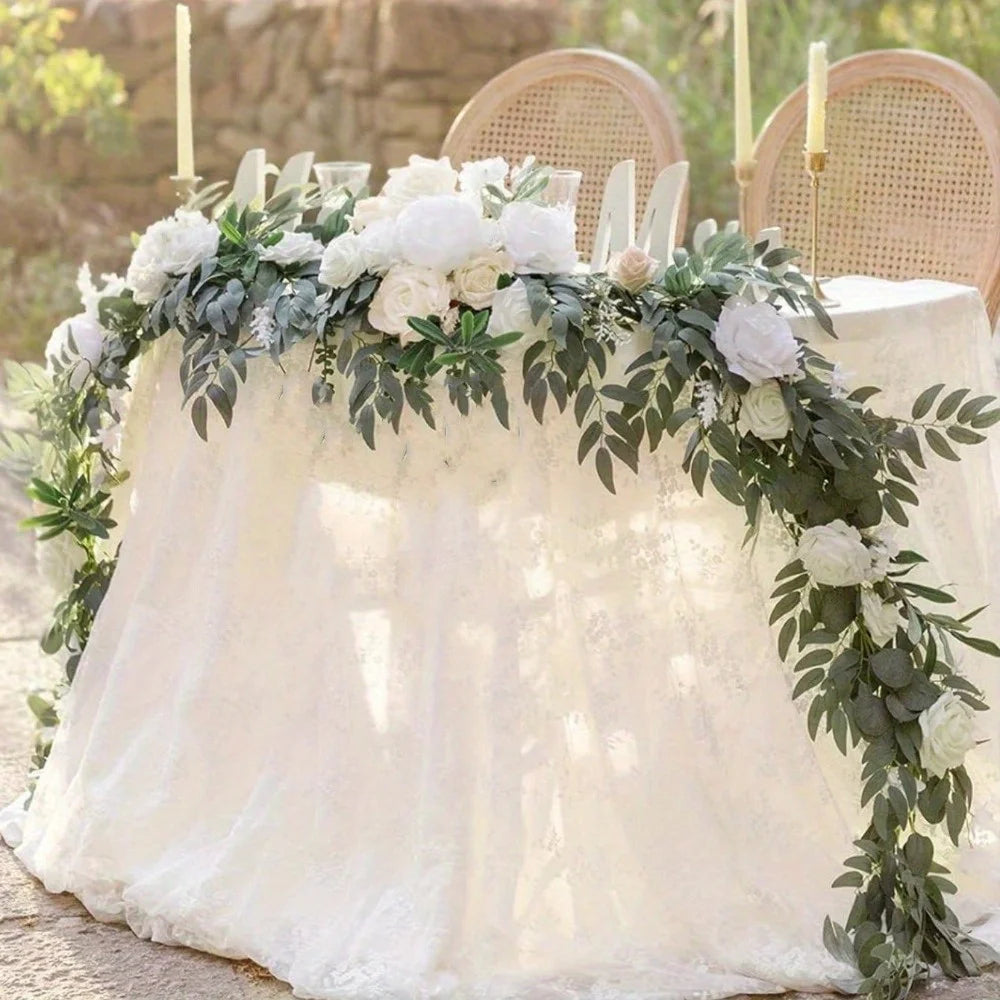 Tianjin Eucalyptus Willow Leaf Garland For Wedding Arch