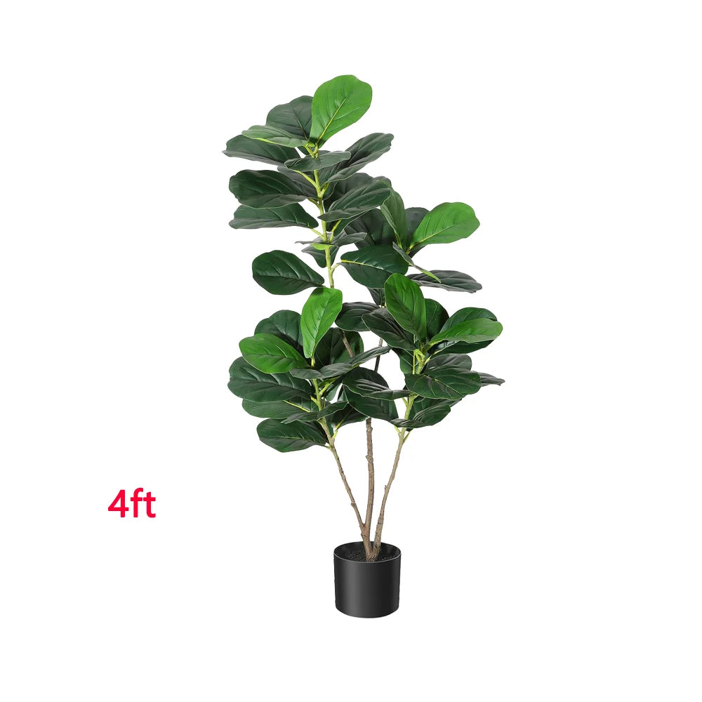 HiMIS Fiddle Leaf Fig Artificial Tree For Home Decor