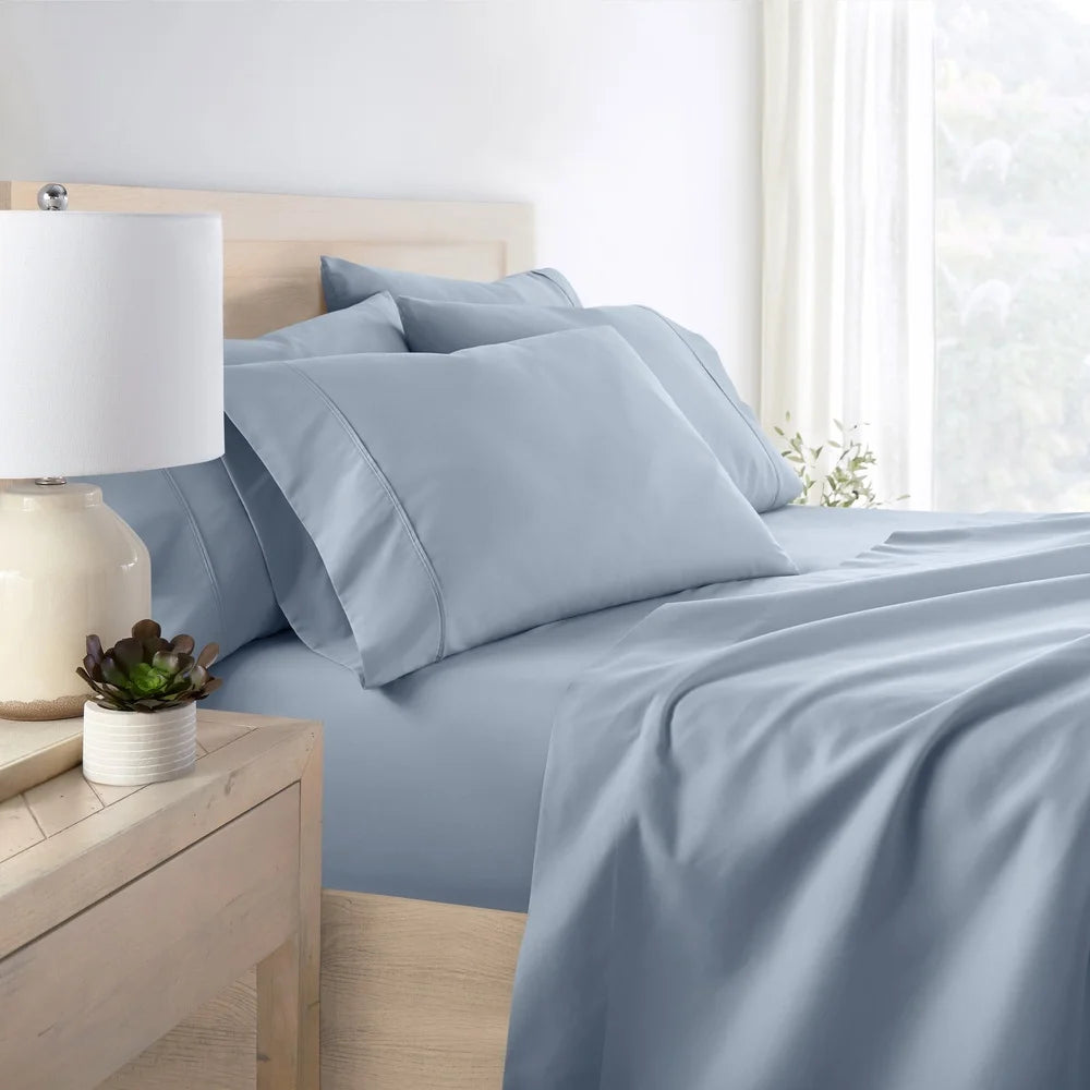 DUTRIEUX Microfiber 6 Piece Sheet Set Hypoallergenic