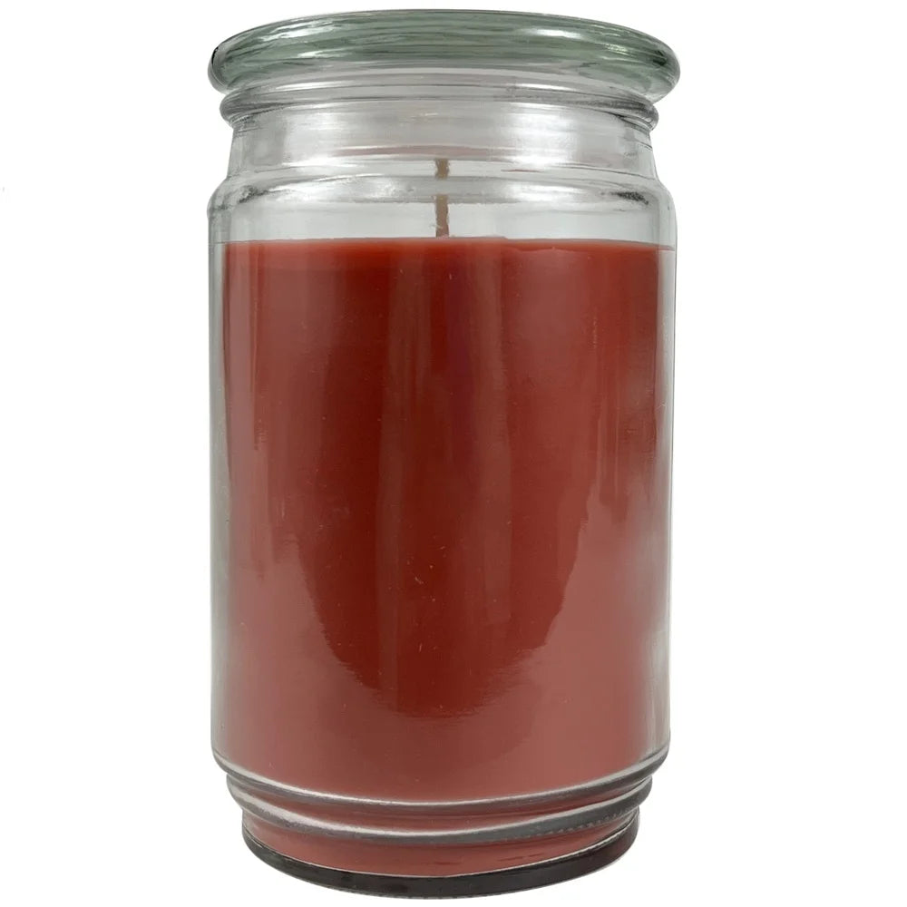 XMSJ Apple Pecan Scented Candle Glass Jar Warm Spiced Aroma