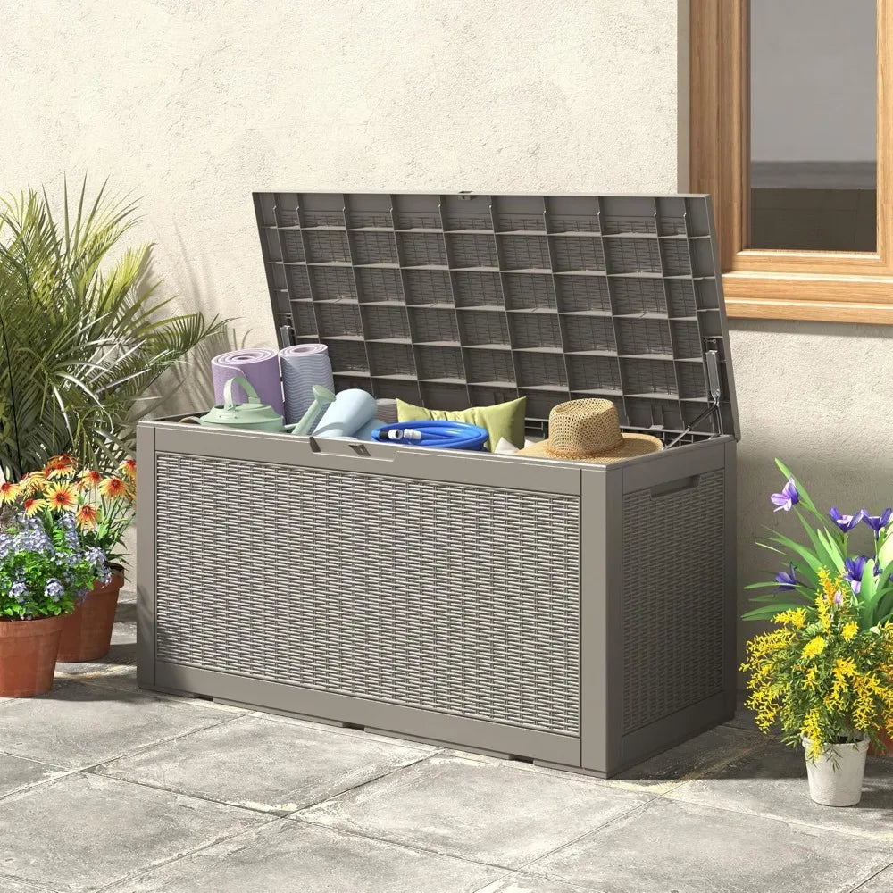 Deck Box Outdoor Storage for Patio Furniture and Tools