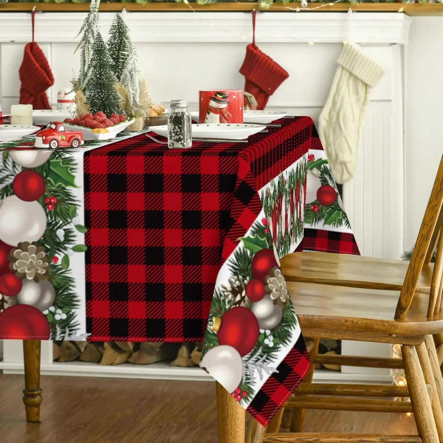 Zhejiang Craft Of Weaving Christmas Tablecloth Waterproof
