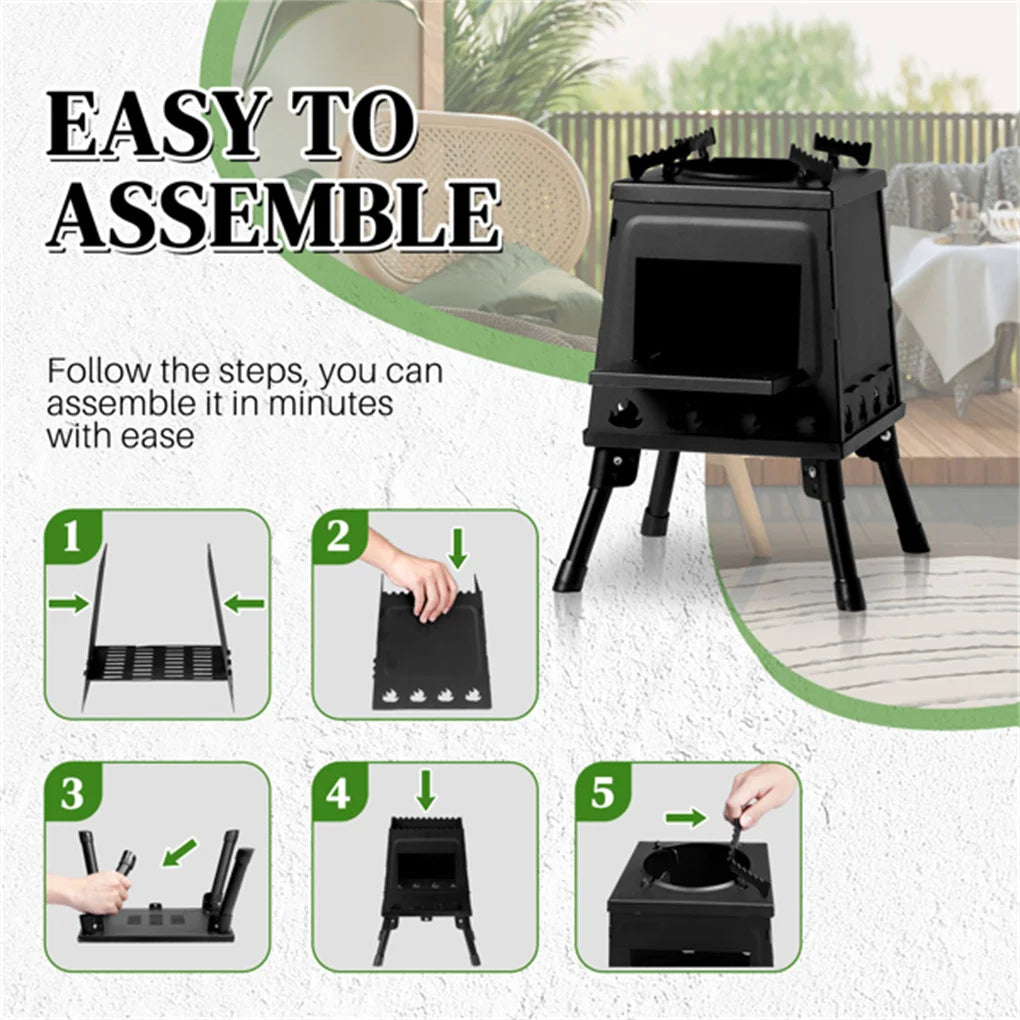 Breez Retail Therapy Portable Windproof Outdoor Wood Heater