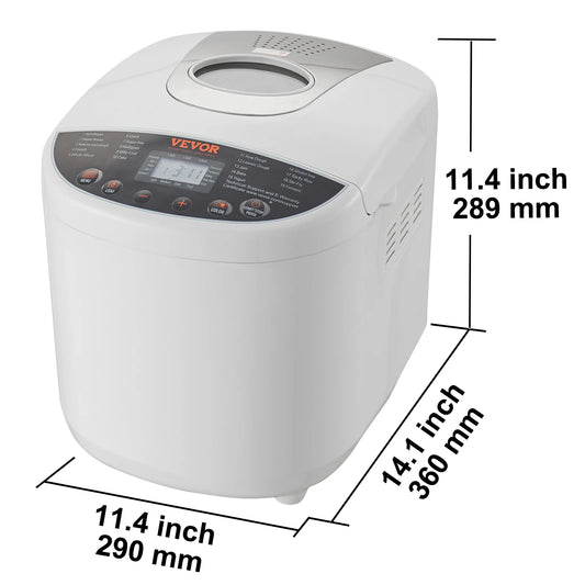 SucceBuy 15 In 1 Bread Maker Automatic Dough Machine