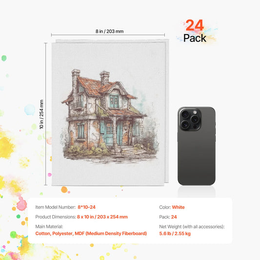 SucceBuy Canvas Boards Painting Canvases For Artists