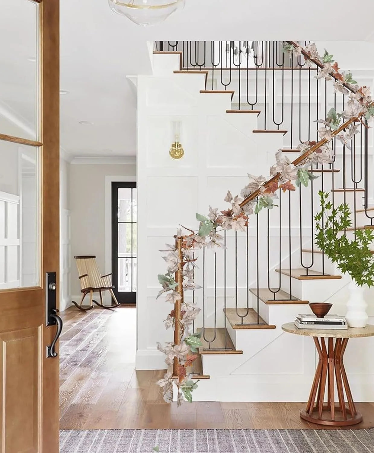 Maple Leaf Vine Garland 2 Pack For Fall Decor