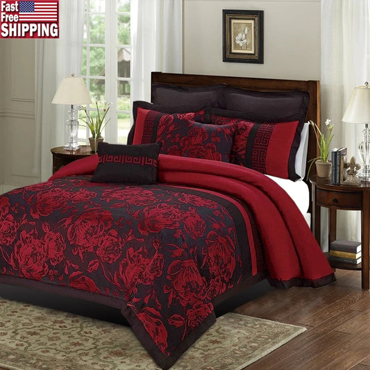 Breez Retail Therapy Jacquard Floral Bedding Duvet Set