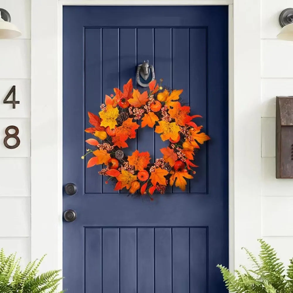 Zhejiang Hign-concerned Chemical Fall Maple Leaves Door Wreath