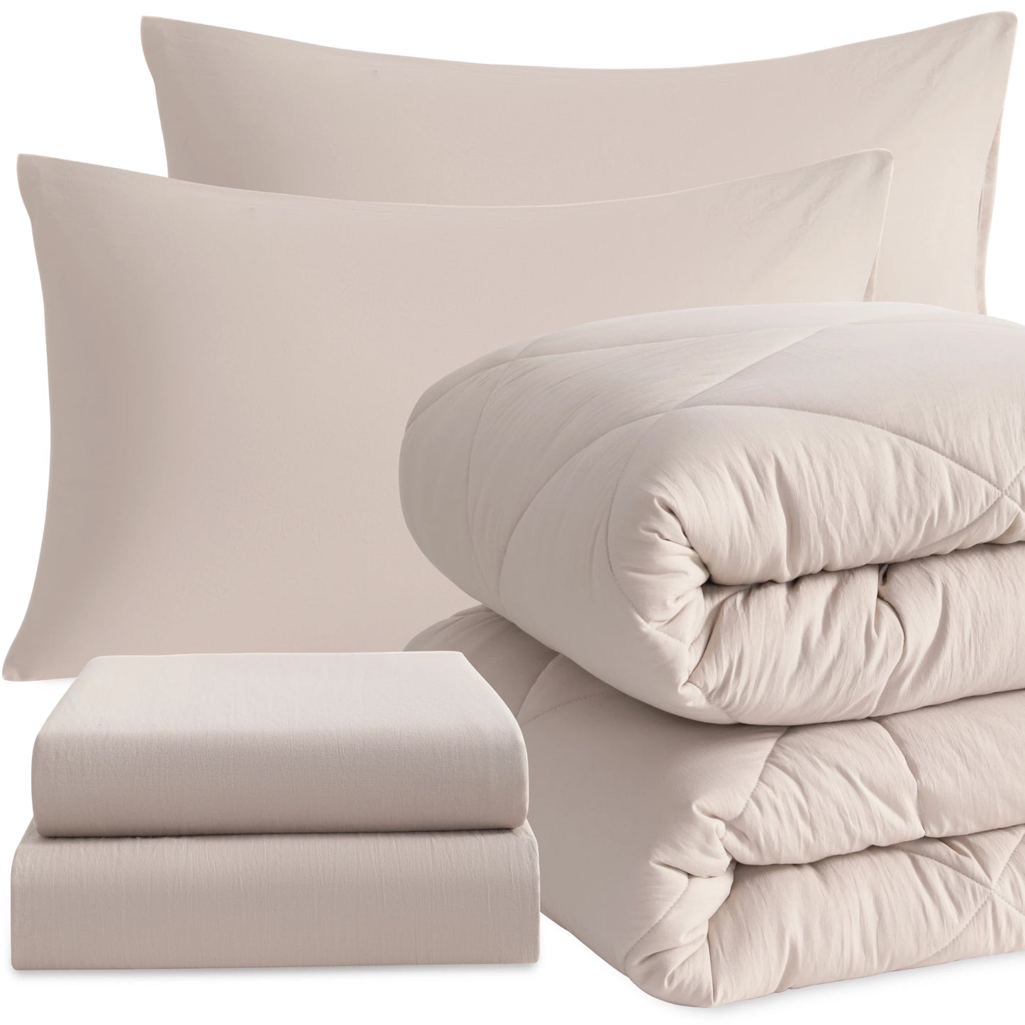 Ntbay Five Piece Bedding Comforter Set Bed In A Bag